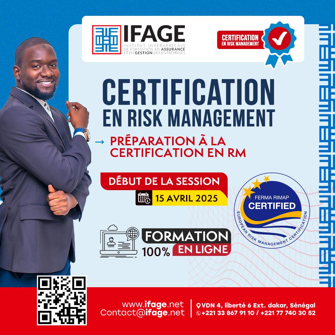 📅 Rentrée de la Certification en Risk Management
